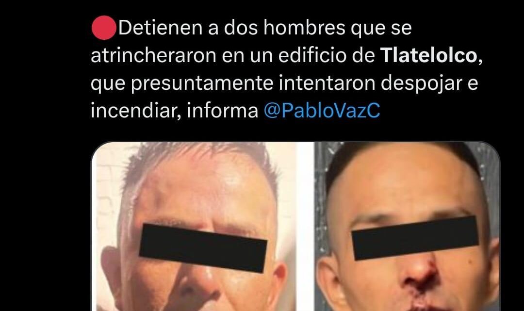 Invasión y caos en departamento de Tlatelolco